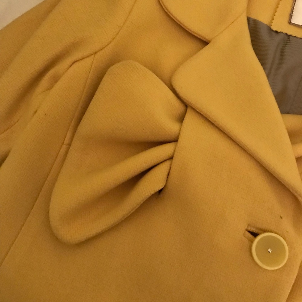 Mint by Jodi Arnold yellow wool jacket - Picture 2 of 6